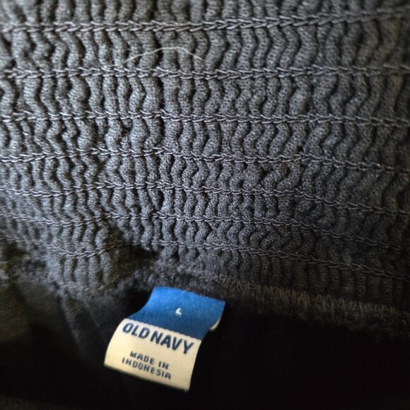 EUC OLD NAVY BLACK LINEN BLEND TANK ROMPER SIZE LARGE - Picture 11 of 16